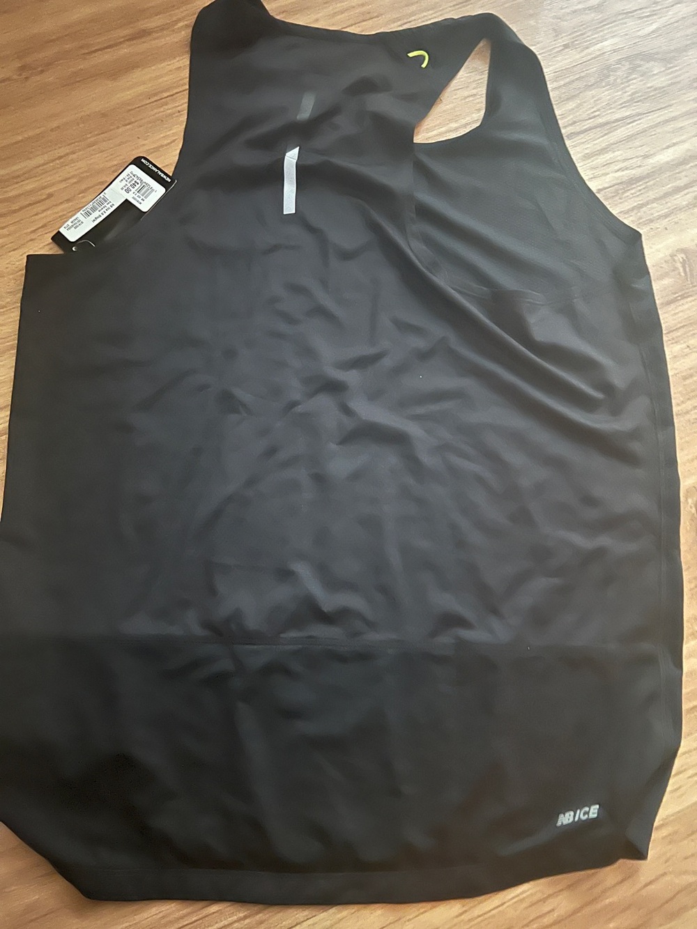 New Balance Black Men’s Swim Rash Guard Tank